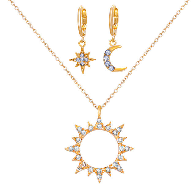 17KM Fashion Multi Layer Lock Portrait Pendants Necklaces For Women Gold Metal Key Heart Necklace New Design Jewelry Gift