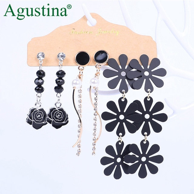 Agustina Earrings Set 2020 New Tassel Earrings Jewelry Boho Women Bohemian Drop Long Earrings Earring Handmade Fringe Statement