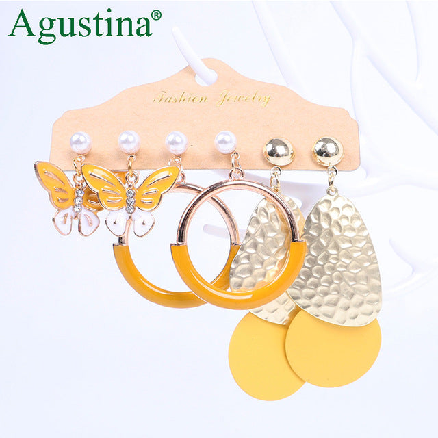 Agustina Earrings Set 2020 New Tassel Earrings Jewelry Boho Women Bohemian Drop Long Earrings Earring Handmade Fringe Statement