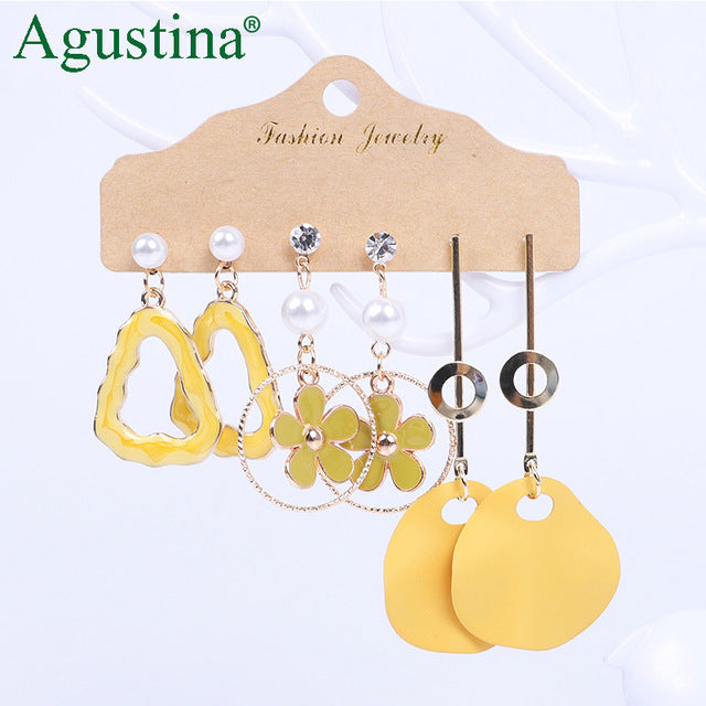 Agustina Earrings Set 2020 New Tassel Earrings Jewelry Boho Women Bohemian Drop Long Earrings Earring Handmade Fringe Statement