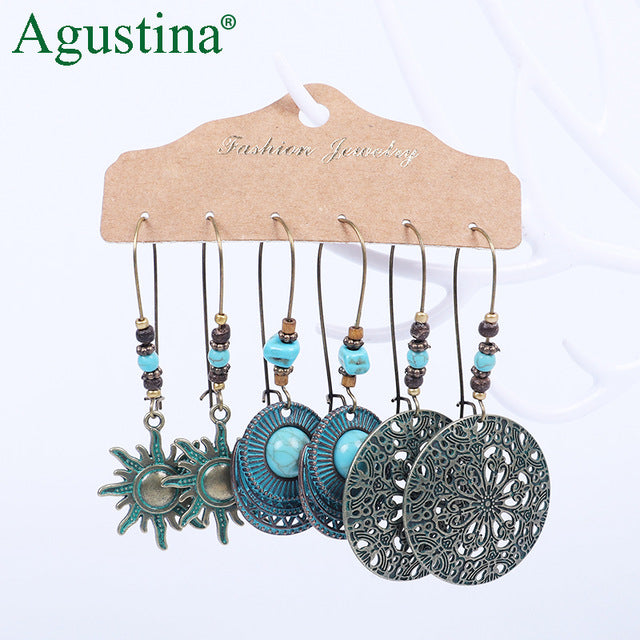 Agustina Earrings Set 2020 New Tassel Earrings Jewelry Boho Women Bohemian Drop Long Earrings Earring Handmade Fringe Statement