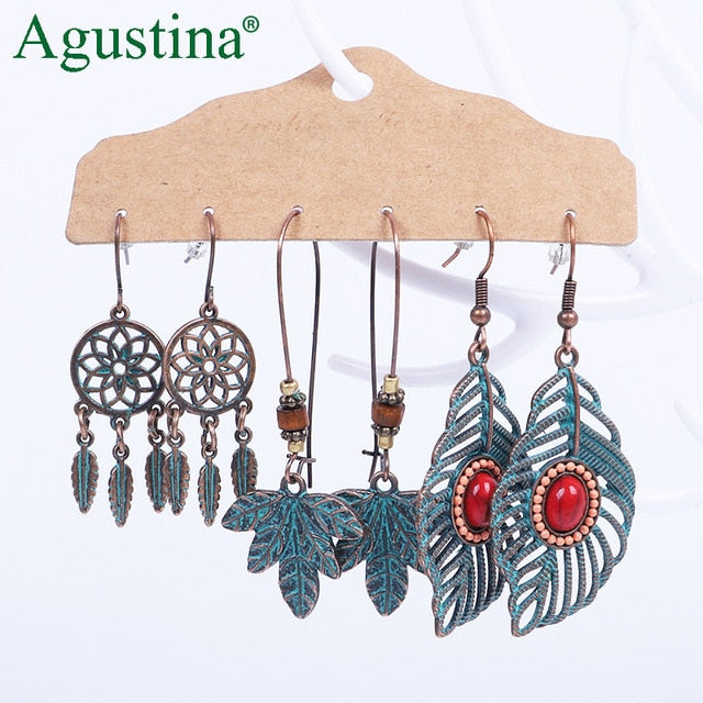 Agustina Earrings Set 2020 New Tassel Earrings Jewelry Boho Women Bohemian Drop Long Earrings Earring Handmade Fringe Statement