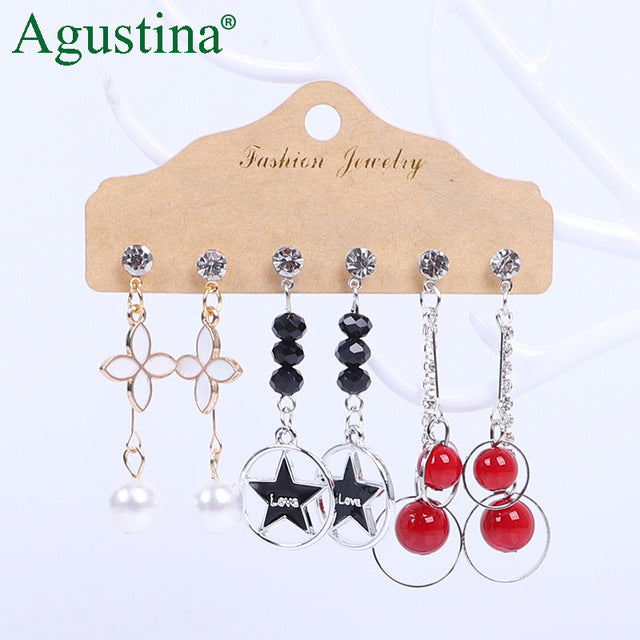 Agustina Earrings Set 2020 New Tassel Earrings Jewelry Boho Women Bohemian Drop Long Earrings Earring Handmade Fringe Statement
