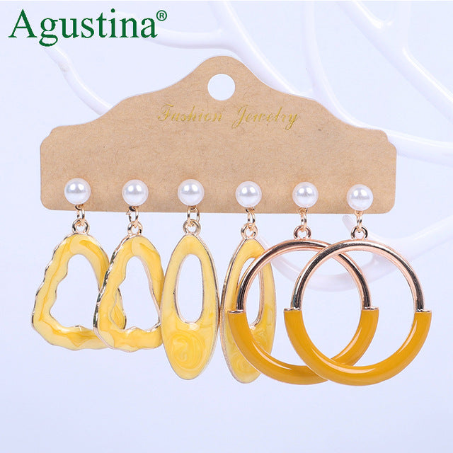 Agustina Earrings Set 2020 New Tassel Earrings Jewelry Boho Women Bohemian Drop Long Earrings Earring Handmade Fringe Statement