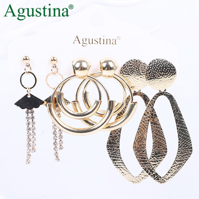 Agustina Earrings Set 2020 New Tassel Earrings Jewelry Boho Women Bohemian Drop Long Earrings Earring Handmade Fringe Statement