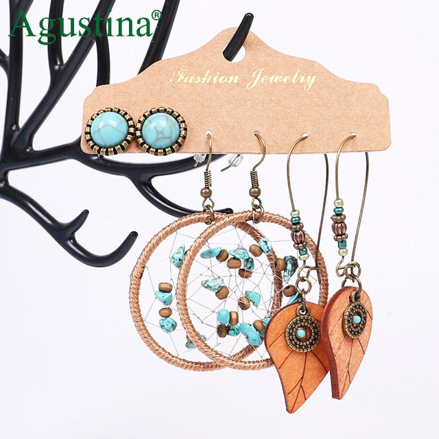 Agustina Earrings Set 2020 New Tassel Earrings Jewelry Boho Women Bohemian Drop Long Earrings Earring Handmade Fringe Statement