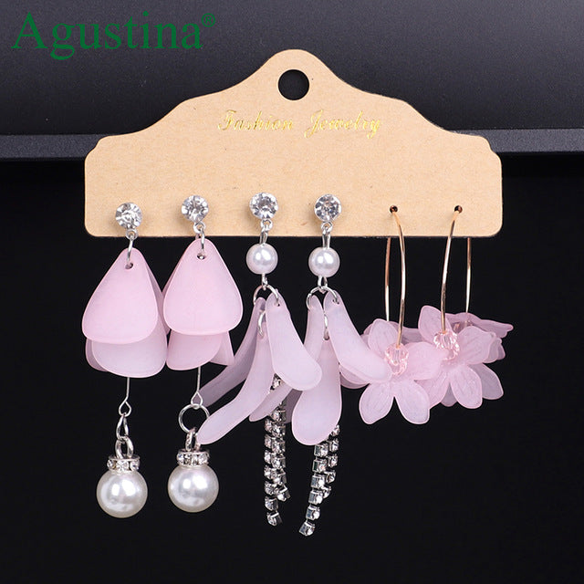 Agustina Earrings Set 2020 New Tassel Earrings Jewelry Boho Women Bohemian Drop Long Earrings Earring Handmade Fringe Statement