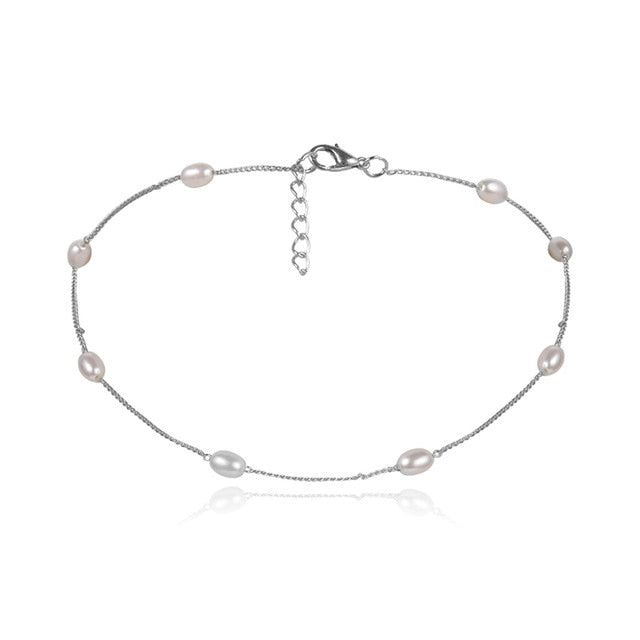 Gothic Baroque Pearl Pendant Choker Necklace for Women Wedding Punk Big Bead Lariat Gold Color Long Chain Necklace Jewelry