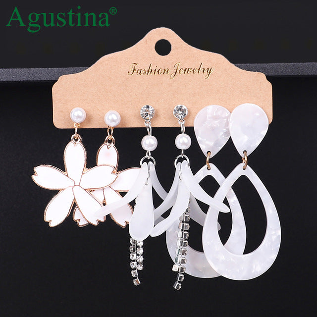 Agustina Earrings Set 2020 New Tassel Earrings Jewelry Boho Women Bohemian Drop Long Earrings Earring Handmade Fringe Statement