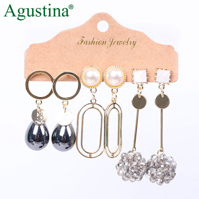 Agustina Earrings Set 2020 New Tassel Earrings Jewelry Boho Women Bohemian Drop Long Earrings Earring Handmade Fringe Statement