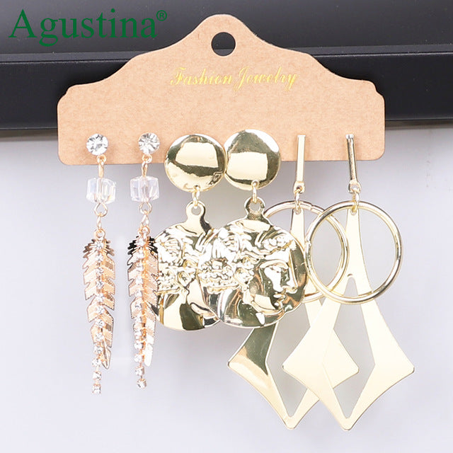 Agustina Earrings Set 2020 New Tassel Earrings Jewelry Boho Women Bohemian Drop Long Earrings Earring Handmade Fringe Statement