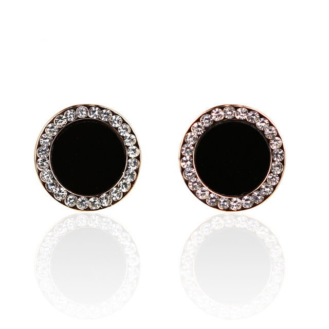 Classic Elegant Long Earrings For Women Fashion Geometric Crystal Gold Color Water Drop Earring Brincos Bijoux Jewelry