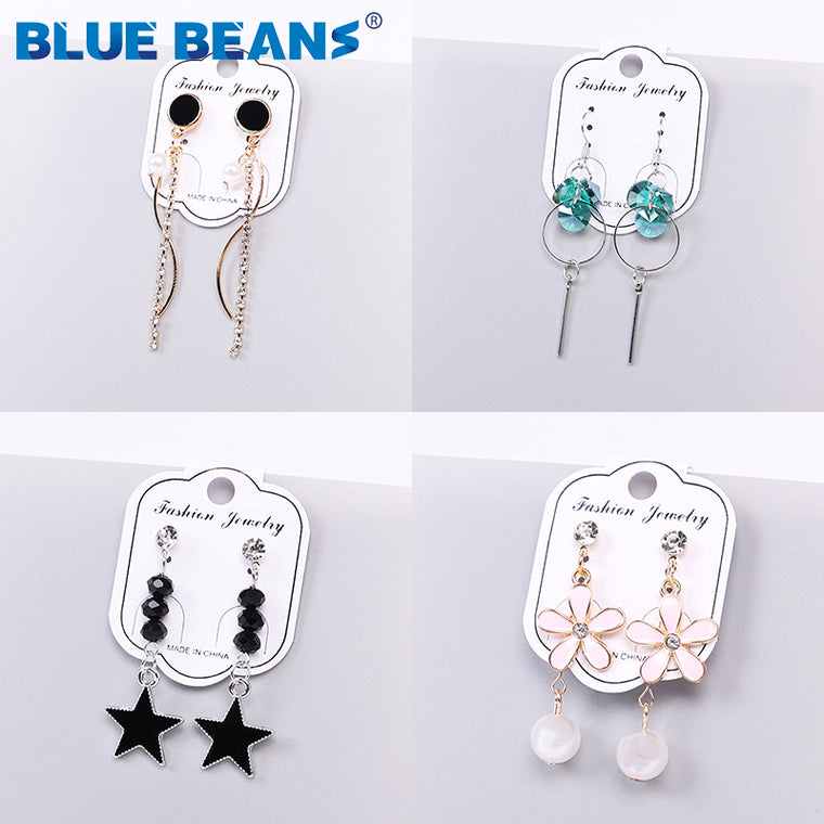 2020 Pearl  Earings for Women Drop Black Earrings Jewelry Fashion Small Earrings High Quality  Earing Pendientes New Women
