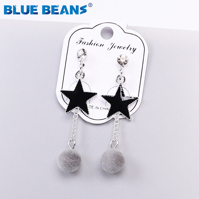 2020 Pearl  Earings for Women Drop Black Earrings Jewelry Fashion Small Earrings High Quality  Earing Pendientes New Women