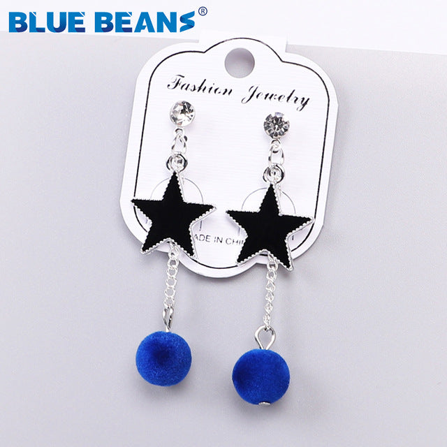 2020 Pearl  Earings for Women Drop Black Earrings Jewelry Fashion Small Earrings High Quality  Earing Pendientes New Women