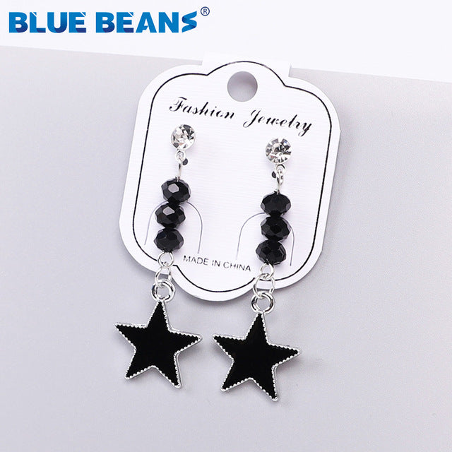 2020 Pearl  Earings for Women Drop Black Earrings Jewelry Fashion Small Earrings High Quality  Earing Pendientes New Women