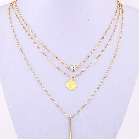 Boho Shell Pendant Necklace for Women Long Chain Round Coin Multilayer Choker 2019 Collares Necklace Wedding Jewelry