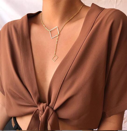 IF ME Vintage Multi Layered Necklace For Women Bohemian Coin Star Moon Geometric Chain Round Pendant Necklace Collar Jewelry New