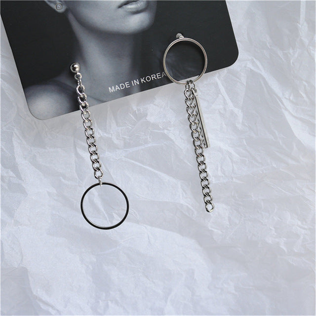 Punk Cheap Sliver Handcuffs Blade Gun Drop Earrings Creativity Jewelry Accessories Women Simple Fashion Cool Wholesale Pistols