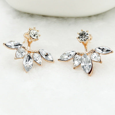 2020 New Fashion Round Dangle Drop Korean Earrings For Women Geometric Round Heart Gold Earring Wedding Jewelry 8g