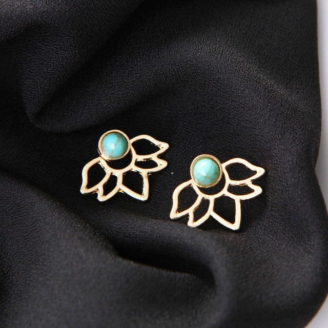 2020 New Fashion Round Dangle Drop Korean Earrings For Women Geometric Round Heart Gold Earring Wedding Jewelry 8g