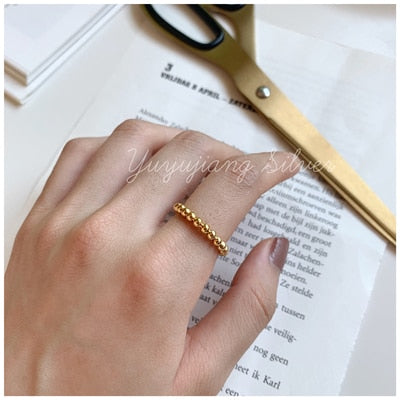 AOMU 1PC 2020 Fashion Golden Metal Rings for Women Geometric Cross Twist Minimalist Ring Party Jewelry Gifts