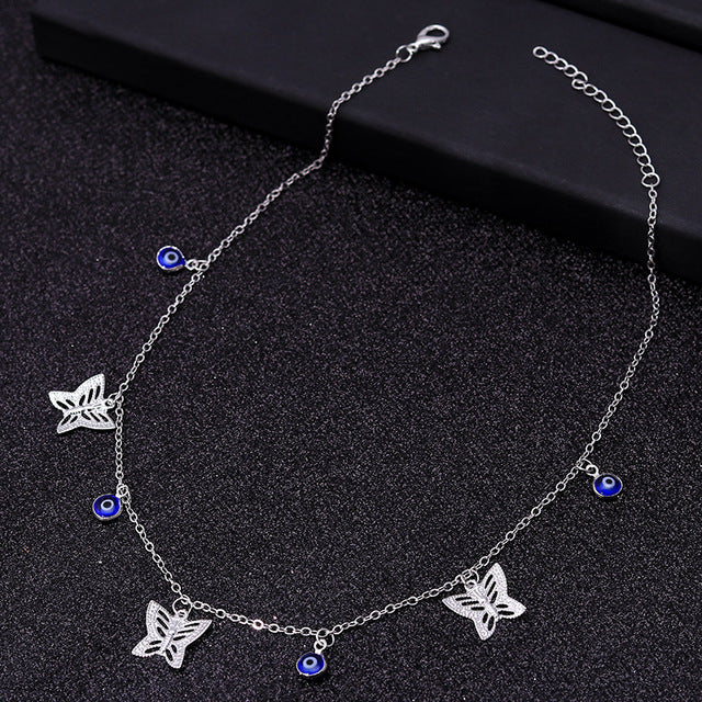 Small Animal Butterfly Stars Chain Necklaces for Women Hot Sale Gold Silver Color Clavicle Chain Necklaces Jewelry Accessories