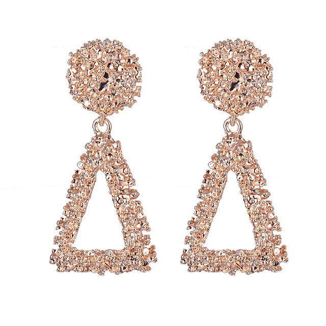 ALIUTOM Fashion Statement Earrings Big Metal Geometric Pendant Earrings For Women Hanging Dangle Earrings Drop Earing Bohemian