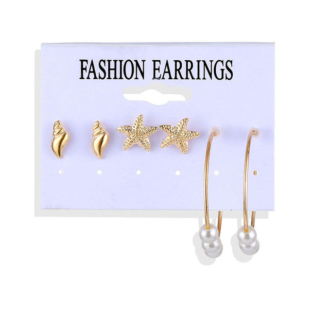 ALIUTOM Boho Tassel Earrings Set Bohemian Long Vintage Geometric Dangle Earrings For Women Brincos Fabric Drop Earring Jewelry