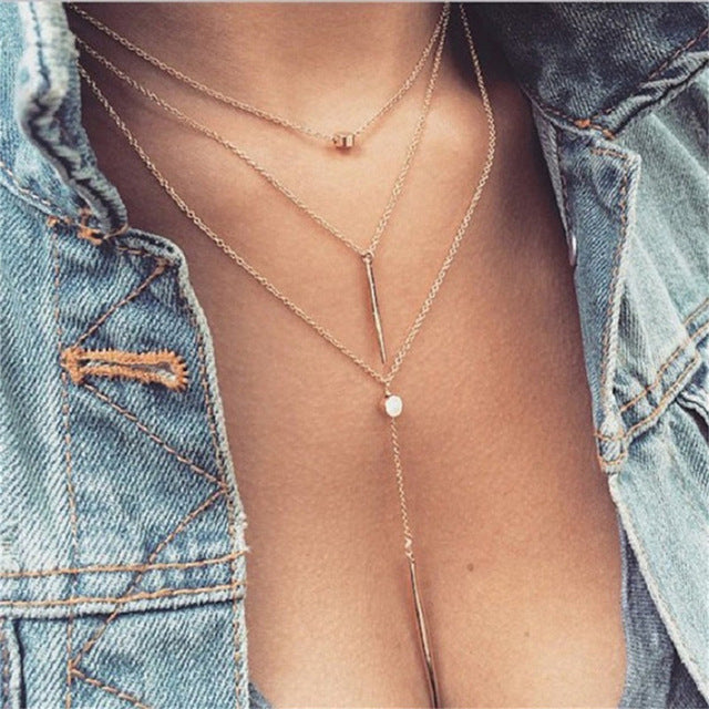 IF YOU Boho Coin Shell Rose Pendant Necklace For Girl Moon Crystal Choker Necklaces Women Beach 2020 Fashion Statement  Jewelry