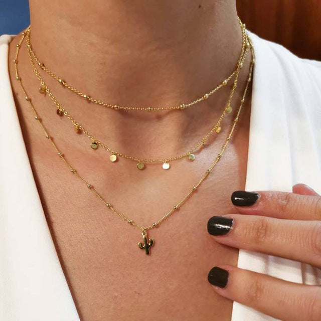 IF YOU Boho Coin Shell Rose Pendant Necklace For Girl Moon Crystal Choker Necklaces Women Beach 2020 Fashion Statement  Jewelry