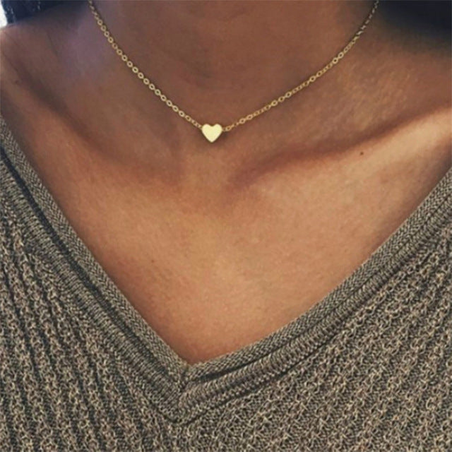 IF YOU Boho Coin Shell Rose Pendant Necklace For Girl Moon Crystal Choker Necklaces Women Beach 2020 Fashion Statement  Jewelry